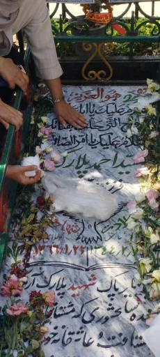 عکس مزار شهید سید احمد پلارک