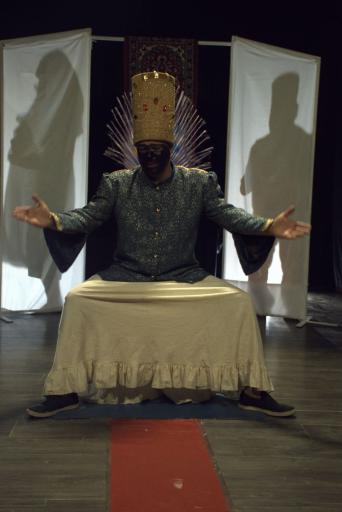 عکس مجموعه نمایشی صحنه آبی  پلاتو 