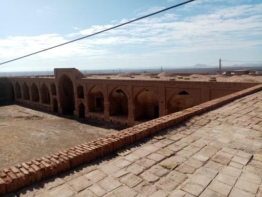 عکس کاروانسرای شاه‌عباسی عباس آباد