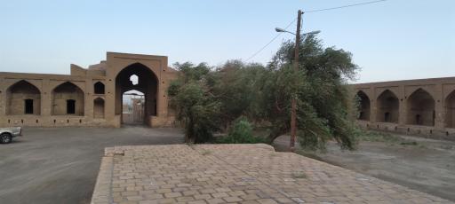 عکس کاروانسرای شاه‌عباسی عباس آباد