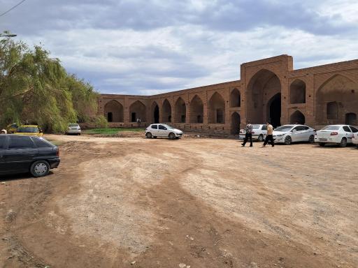 عکس کاروانسرای شاه‌عباسی عباس آباد