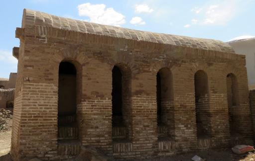 عکس کاروانسرای شاه‌عباسی عباس آباد
