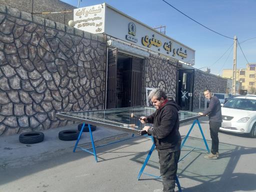 عکس شیشه ساختمانی جعفری