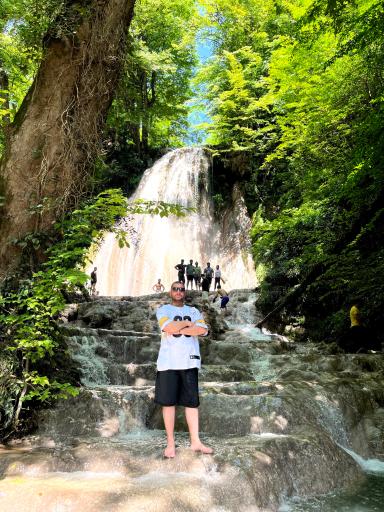 عکس آبشار آهکی اسکیلیم