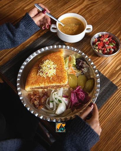 عکس غذای خانگی آویشن شعبه فرهاد
