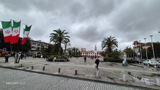 عکس میدان شهرداری رشت