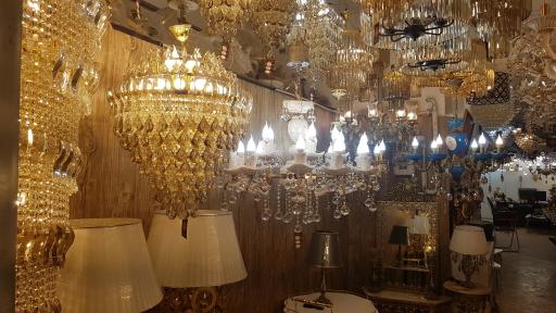 عکس مرکز فروش انواع لوستر شفقت