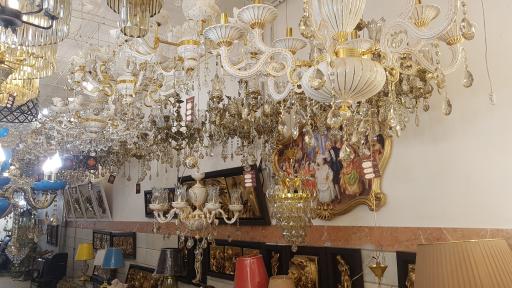 عکس مرکز فروش انواع لوستر شفقت