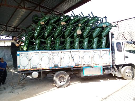 عکس کارگاه فنس بافی و توری مختاری