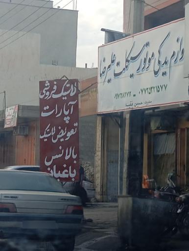 عکس لاستیک فروشی و آپاراتی باغبان