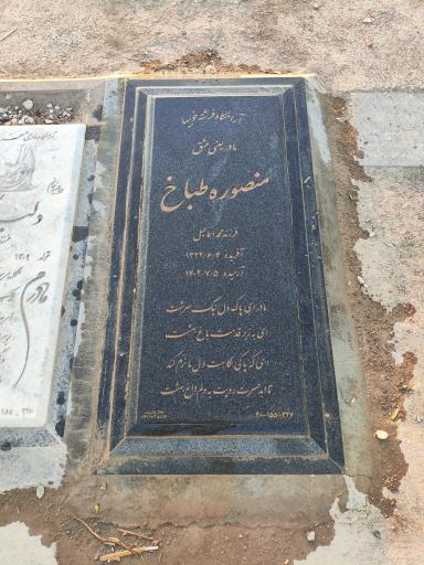 عکس مزار منصوره طباخ