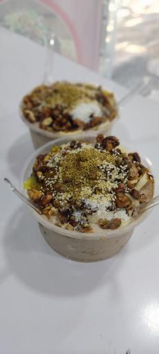 عکس بستنی رژیمی کافه شیرین