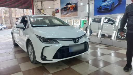 عکس کارشناسی رنگ اتومییل پورشه