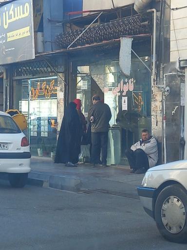 عکس نانوایی سنگک