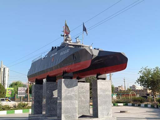 عکس تنديس كشتي شهيد سليماني