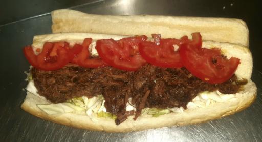 عکس پیتزا ساندویچ تک