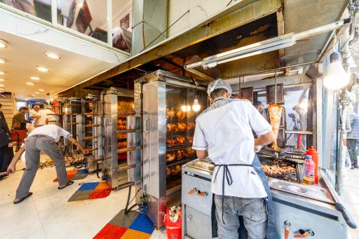 عکس مرغ بریان رضا