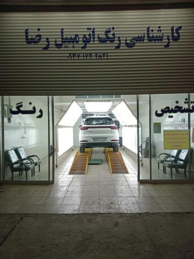 عکس تشخیص رنگ اتومبیل رضا