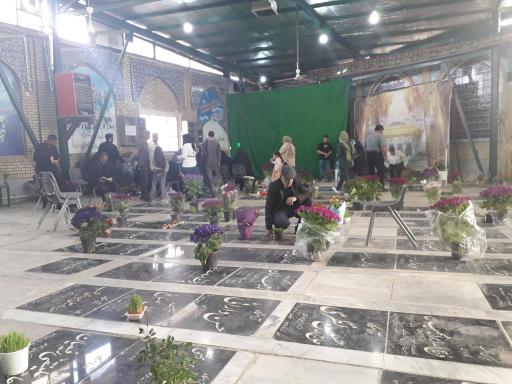 عکس آرامستان مسقف علی بن اشرف