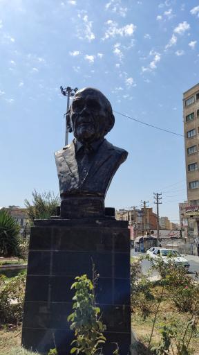 عکس مجسمه دکتر حسابی