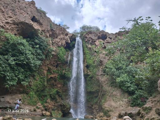 عکس آبشار آبگرم کلات