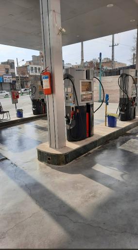 عکس پمپ بنزین صدف