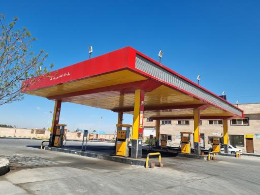 عکس جایگاه سوخت بنزین و گازوئیل خوش رکاب