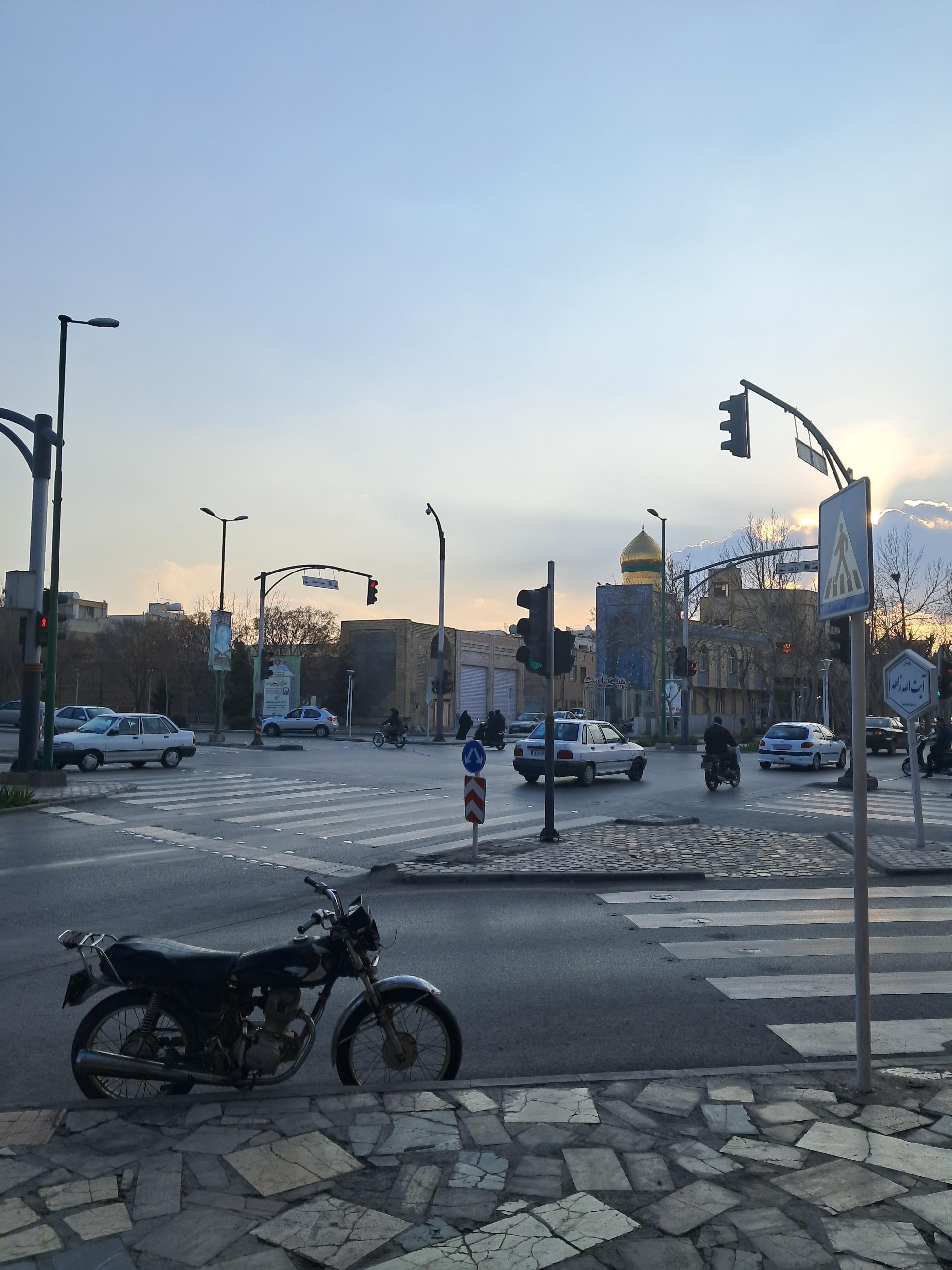 عکس چهاراه آیت الله زاهد