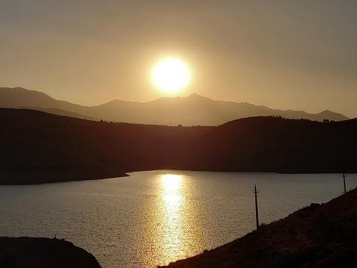 عکس دریاچه سد اکباتان