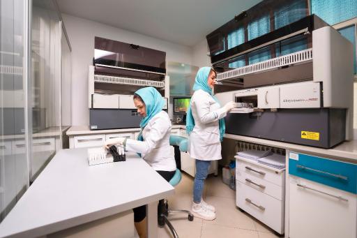 عکس آزمایشگاه پاتوبیولوژی و ژنتیک جردن
