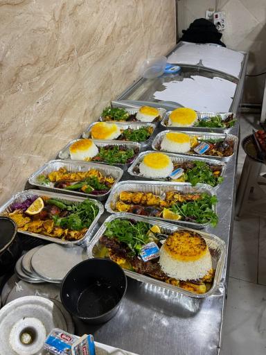 عکس نان داغ کباب داغ بناب