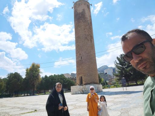 عکس مناره آجری