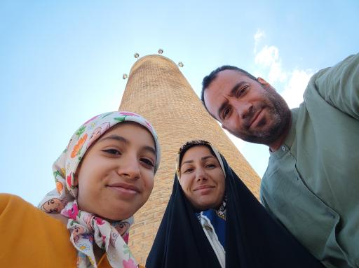 عکس مناره آجری