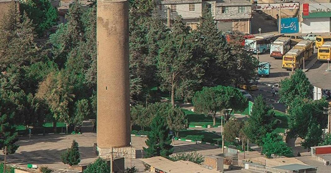 عکس مناره آجری