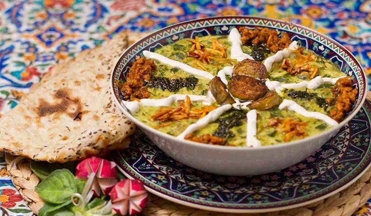عکس آش قلمکار و حلیم فروشی رضائی