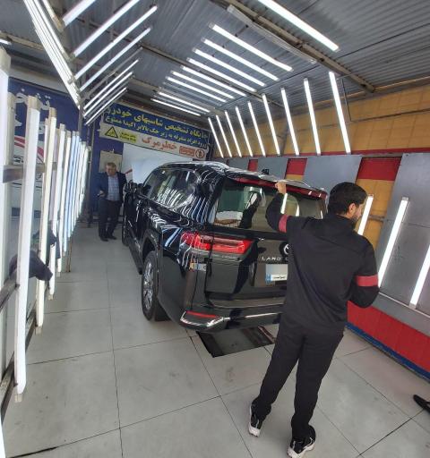 عکس تشخیص رنگ خودرو اهواز شعبه مرکزی