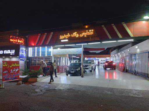 عکس تشخیص رنگ خودرو اهواز شعبه مرکزی