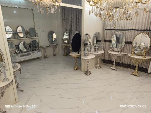 عکس تولیدی آینه و شمعدان بخت 