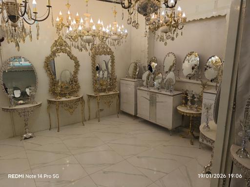 عکس تولیدی آینه و شمعدان بخت 