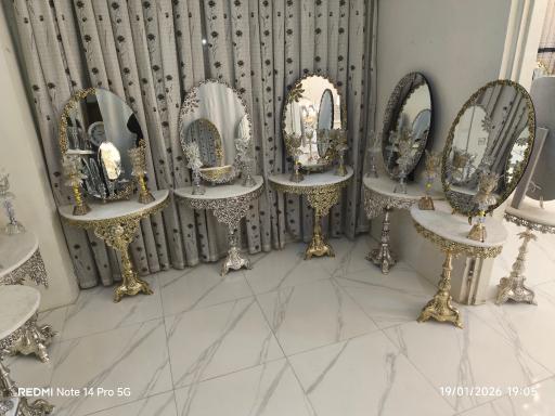 عکس تولیدی آینه و شمعدان بخت 