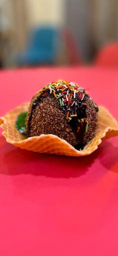 عکس بستنی سرخ کرده آوش