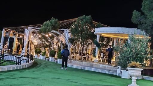 عکس باغ عمارت فیروزه