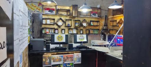 عکس کافی نت و کامپیوتر محمد