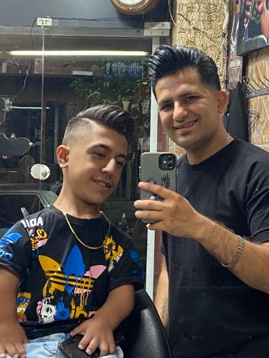 عکس پیرایش وحید