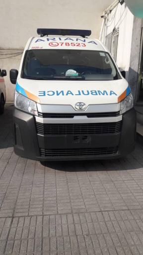 عکس آمبولانس خصوصی آریانا