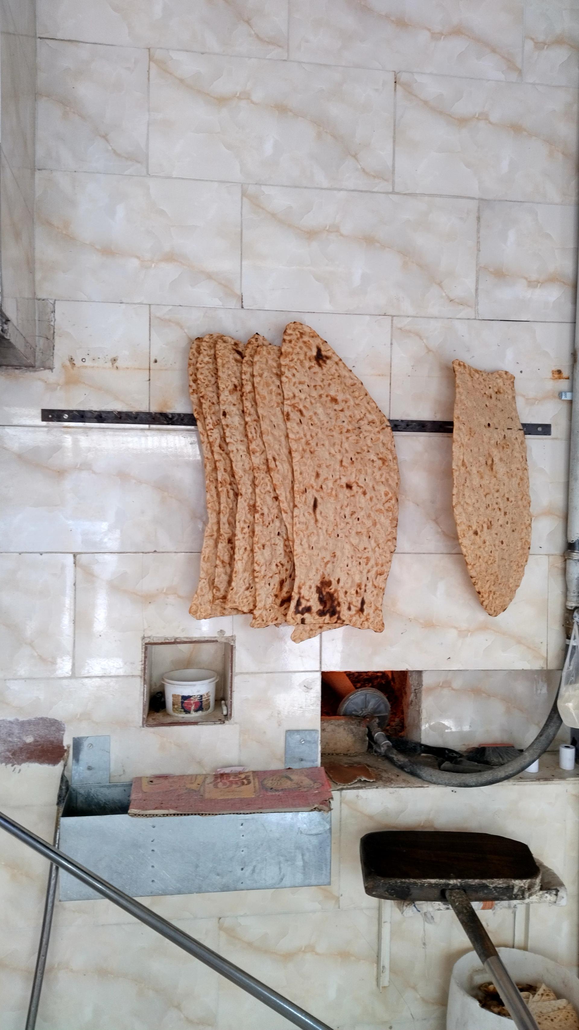 عکس نانوایی سنگکی 