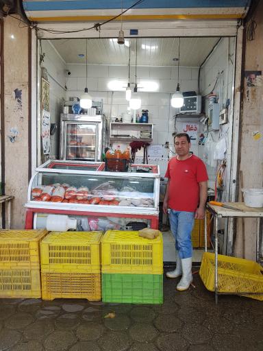 عکس مرغ فروشی   مسعود چشمه نوشی