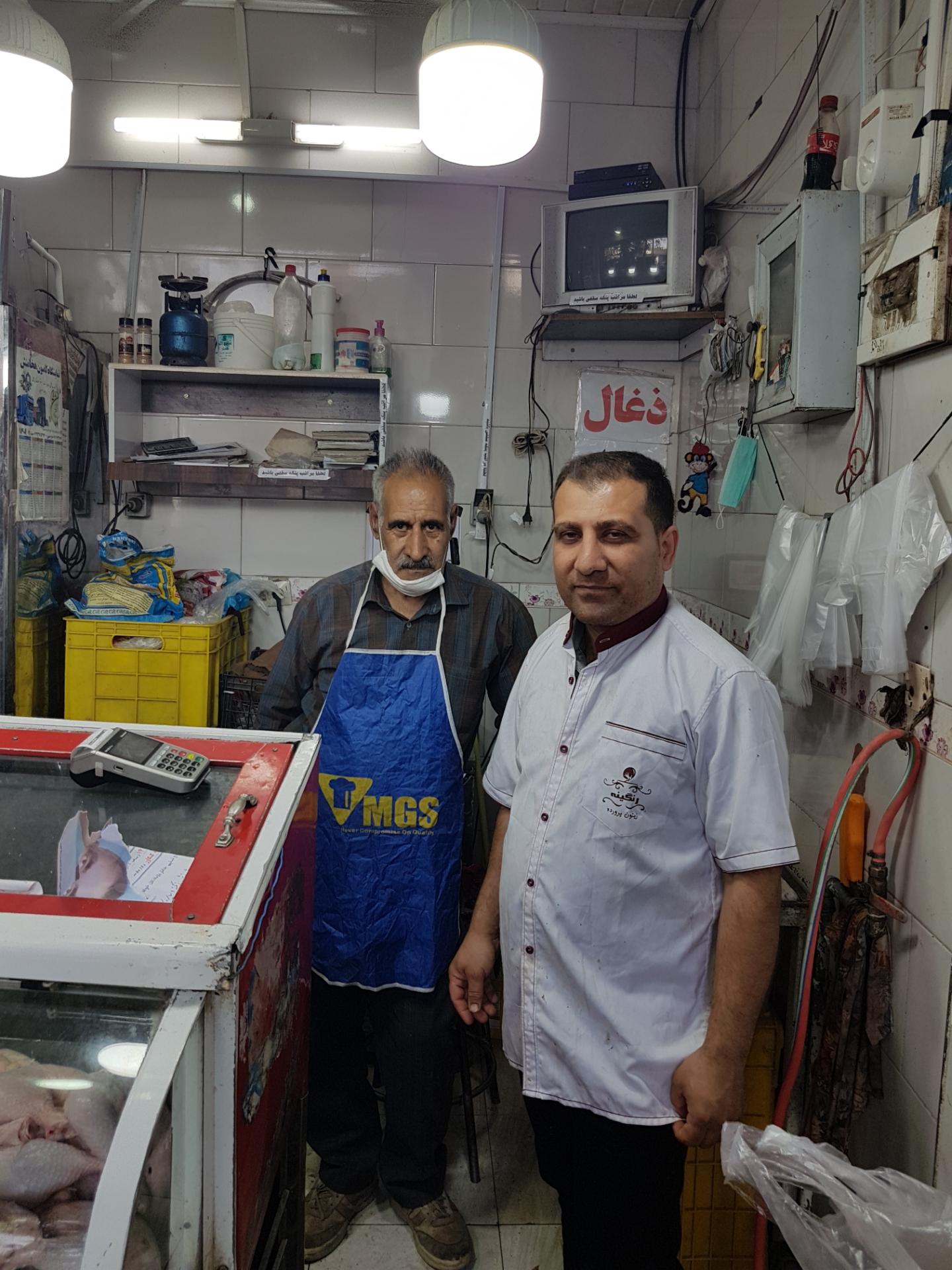 عکس مرغ فروشی   مسعود چشمه نوشی