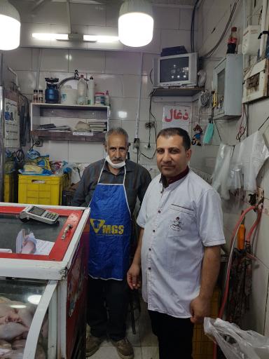 عکس مرغ فروشی   مسعود چشمه نوشی