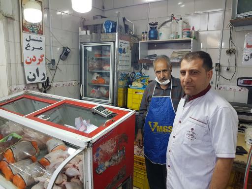 عکس مرغ فروشی   مسعود چشمه نوشی